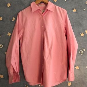 Pink Orvis Button-Down Blouse